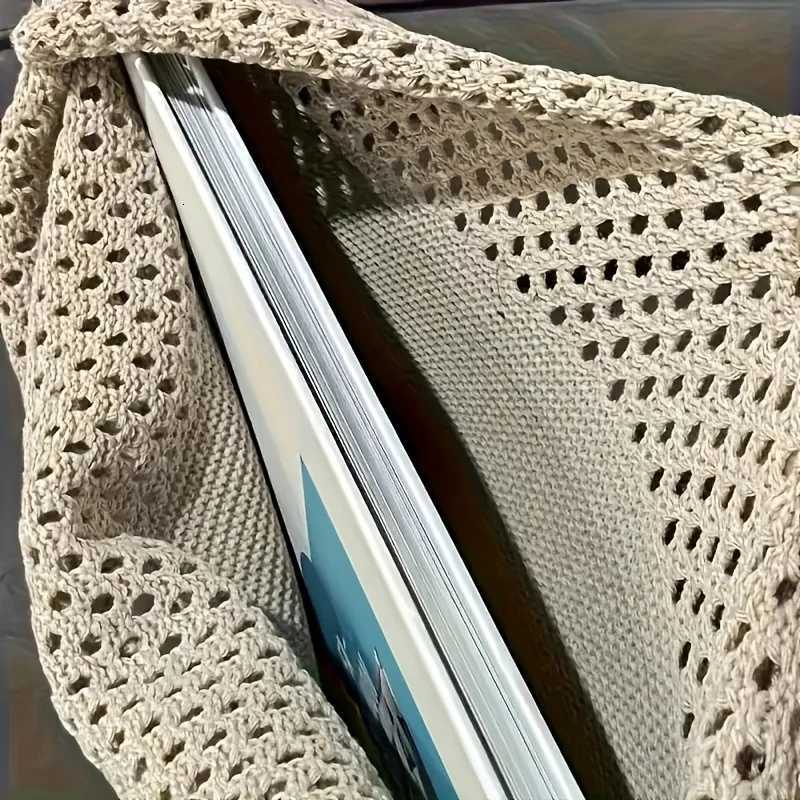 Designer Knitted Handbags For Women Large Capacity Tote Bag Summer Beach Big Purse Casual Hollow Woven Shoulder Bags Female PackT251121