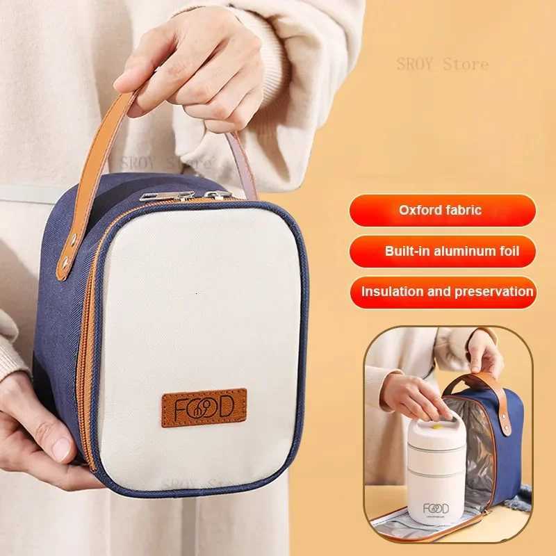 Vacuum Thermal Lunch Box Stainless Steel Insulated Lunch Bag Food Warmer Soup Cup Thermos Containers Lunch Box for Kids M251121