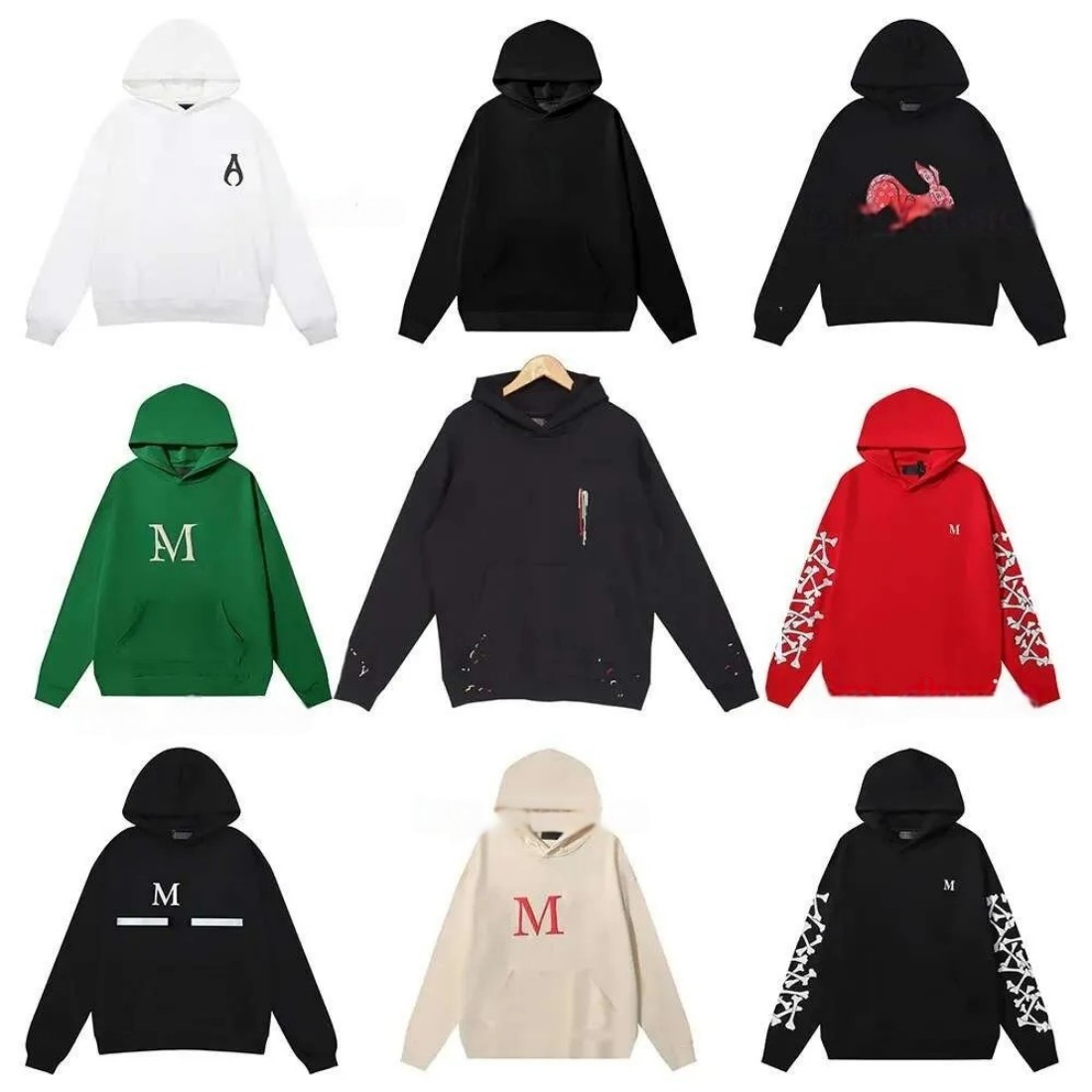 AAAAA hoodies mens designer hoodie high street hip hop Rock pullover women hoodies couples sweatshirts top high quality Embroidery letter clothes jumpers EU S-XL