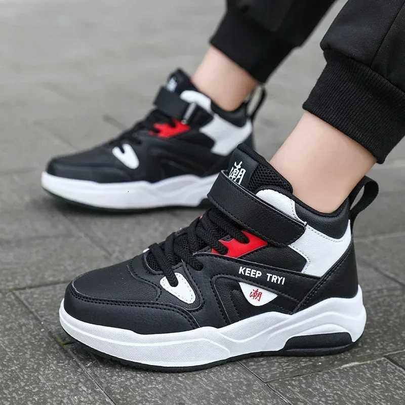 Children Basketball Kids Shoes New Children Sneakers Child Shoes High-Quality Durable Light Breathable Soled Anti-Slip TrainerW251121