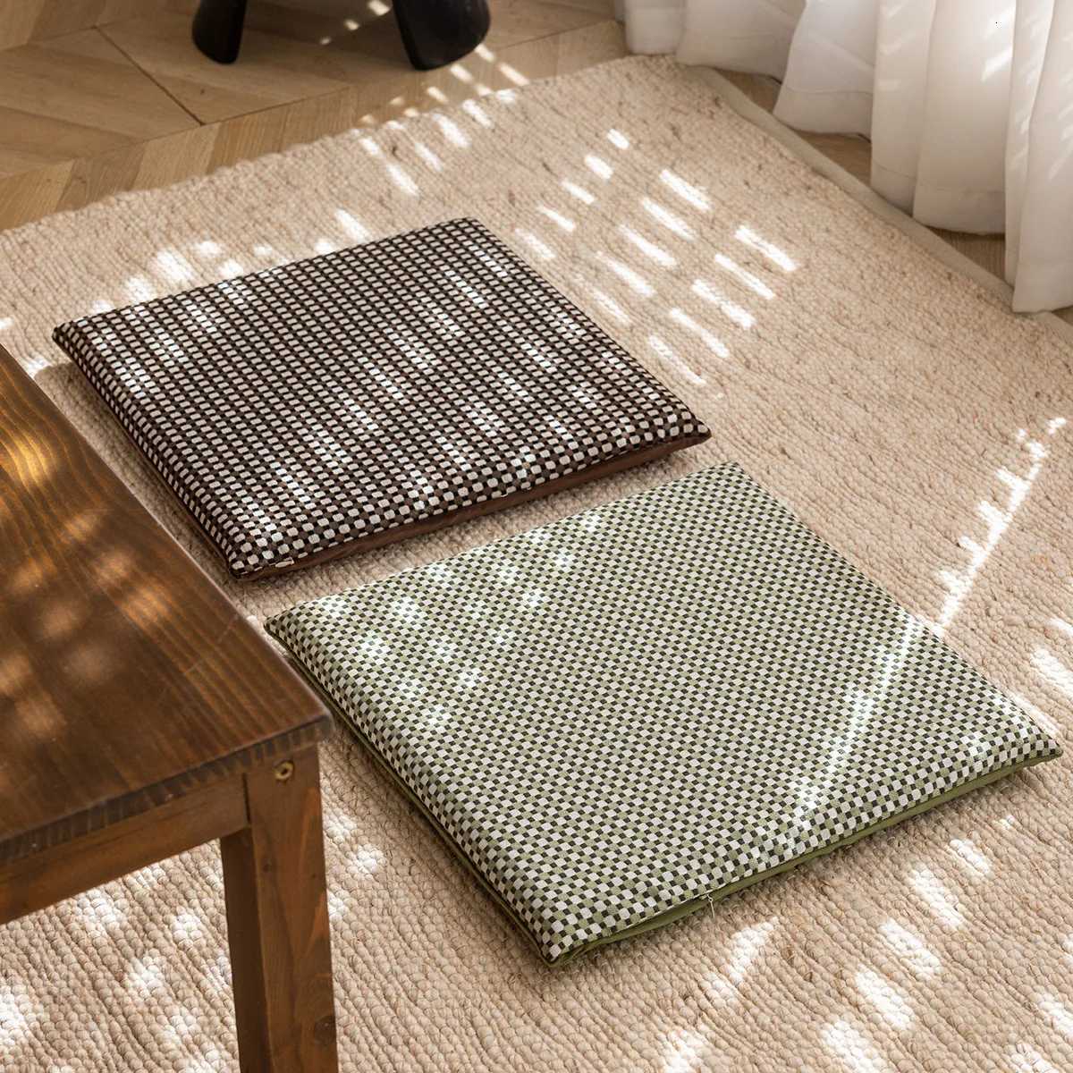 ins wind chair cushion seat cushion bedroom bay window tatami square memory cotton non-slip seat cushion removable C251121