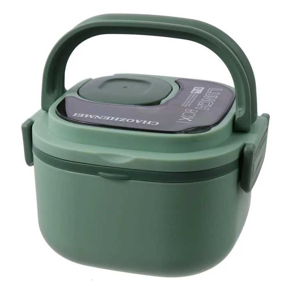 Blue/Green/Pink/White Insulated Lunch Box Plastic/Stainless Steel 151596 CM Bento Box Lunch Box with Cutlery Camp OutM251121