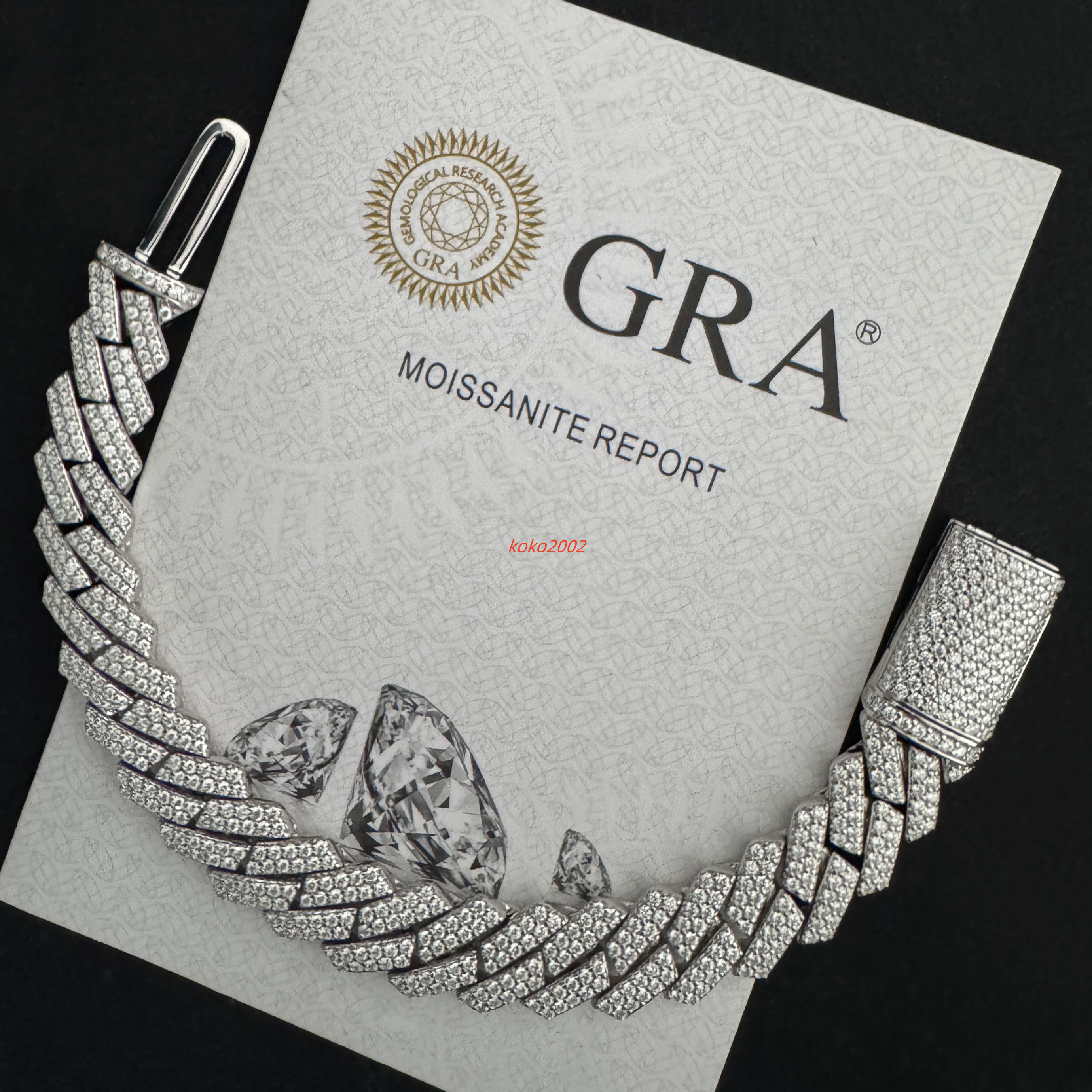 Luxury 12mm Moissanite Bracelet Men 925 Sterling Sliver Hip Hop Vvs Iced Out Diamond Cuban Link Bracelet