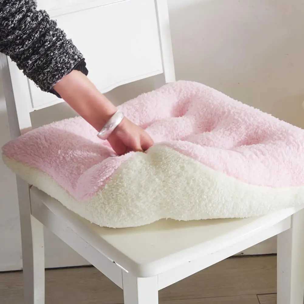 Durable Comfortable Easy to Clean Restaurant Coffee Shop Dining Chair Butt Plush Cushion Square Floor Sit Cushion for Home C251121