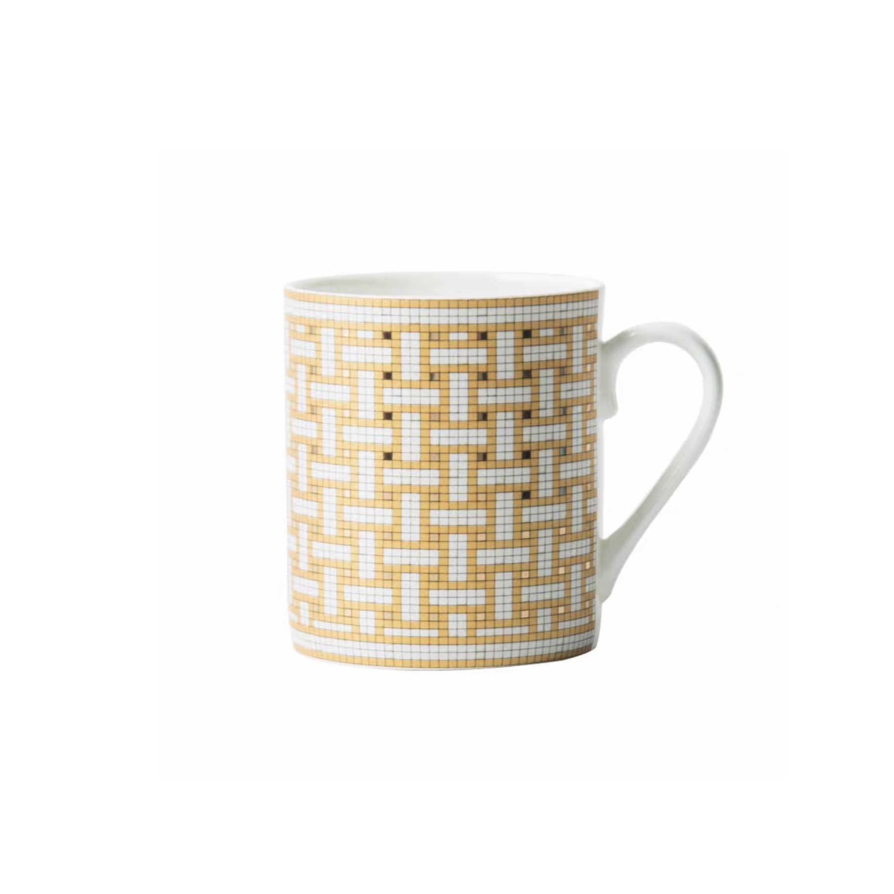 European style minimalist mug milk cup breakfast cup mosaic ceramic high-end exquisite bone china home gift box S25421