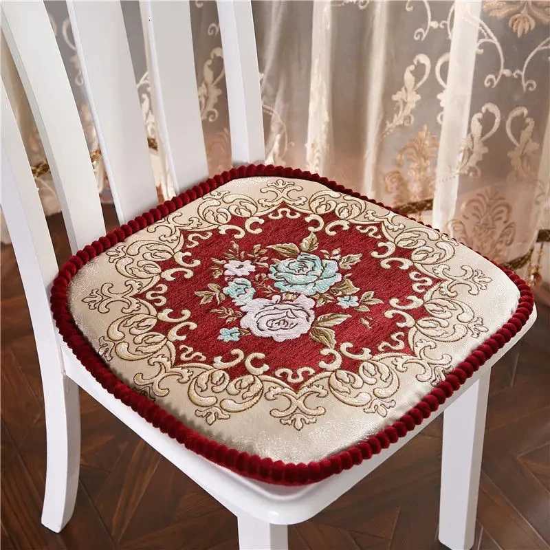 European Horseshoe Shaped Dining Chair Non-slip Mat Fashion Home Decor Soft Stool Pad High Quty Chenille Home Chair Cushion C251121