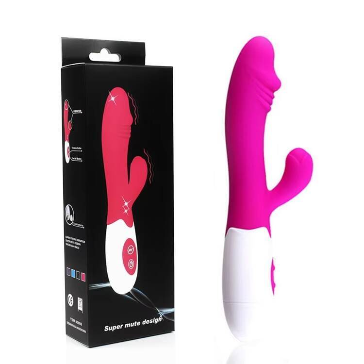 Female G-Spot Mini Adult Massage Equipment Double Shock AV Stick Vibrator with 10 Speed Frequencies Fun Sex Products