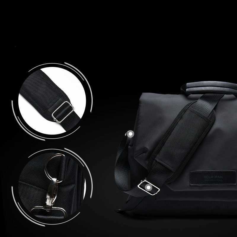 Fashion Casual Mens Crossbody Bag Large Capacity Motorcycle Crossbody Shoder Bag Men Oxford Waterproof Laptop Handbags M Sahels Y251121