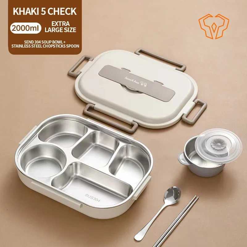 Stainless Steel Lunch Box Kitchen Household Commercial Multifunctional Heat-resistant Insulated Fresh CustomizationM251121