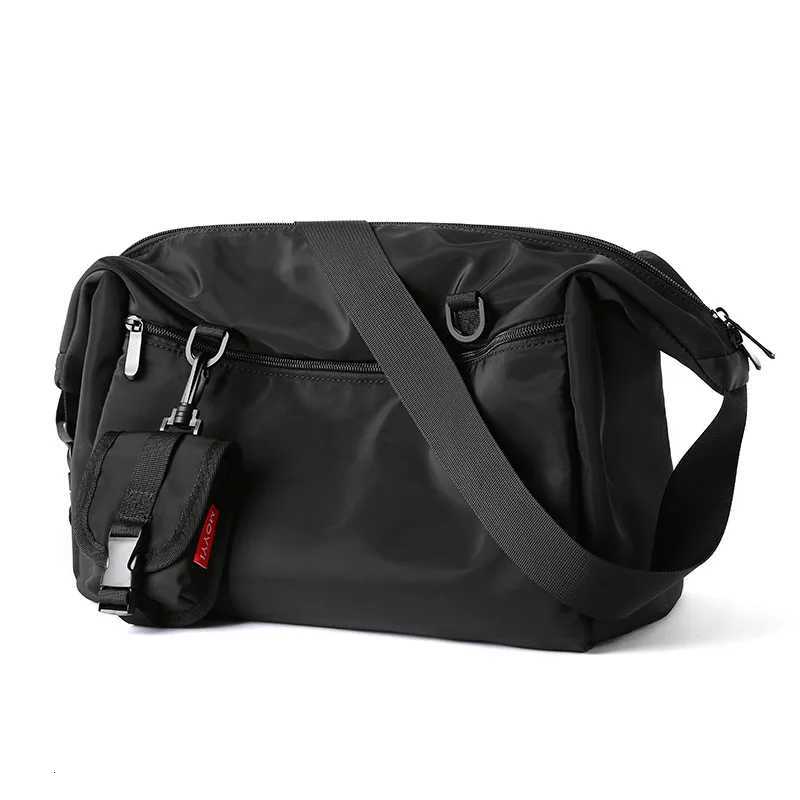 Fashion Men Messenger Bags Casual Waterproof Crossbody Bag Hold 14 inch Laptop Shoder Bag Unisex Travel Gym Bag Y251121