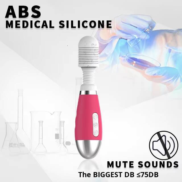 Xuanai XA8204 Mini Strong Shock AV Stick Female Fairy Massage Vibrator IPX5 Waterproof 10-Speed USB-Powered Quiet Lightweight