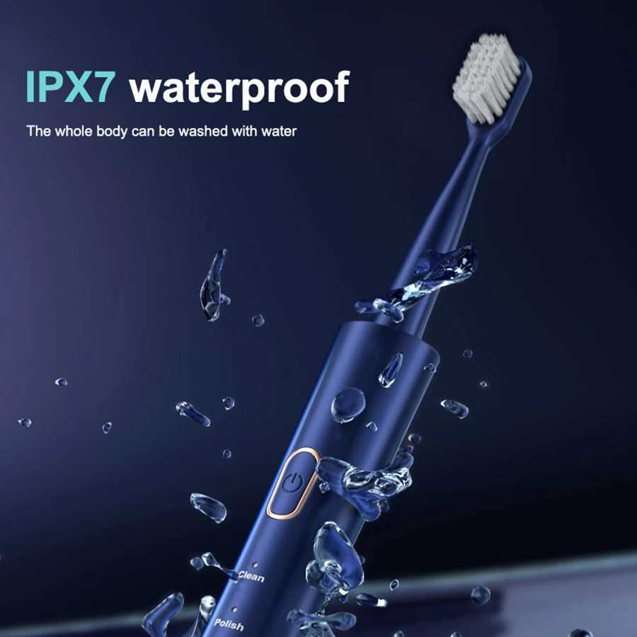 Adult Male and Female Electric Toothbrush Hollow Cup Motor Type-c Charging 5-gear Mode Sonic Electric Toothbrush C251121