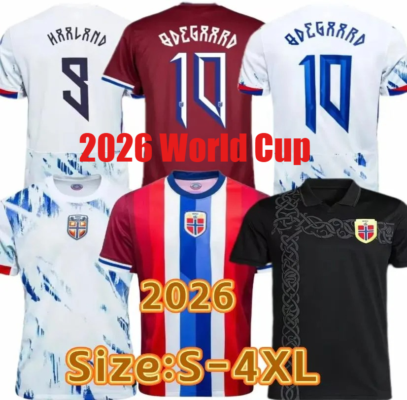 Norway Jersey 2026 World Cup HAALAND Soccer Jerseys SORLOTH NUSA AASGAARD HORN MYHRE DONNUM RYERSON MOLLER WOLFE AJER STRAND Football Shirt Men Kids Kit