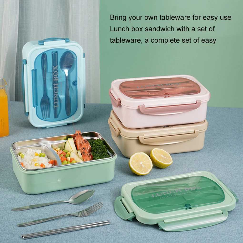 Leakproof Food Container For Picnic Camping Meals Easy To Clean Can Be Heated Lunch Box TablewareM251121