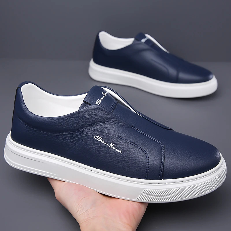 Mens casual shoes breathable softsoled leather 251121