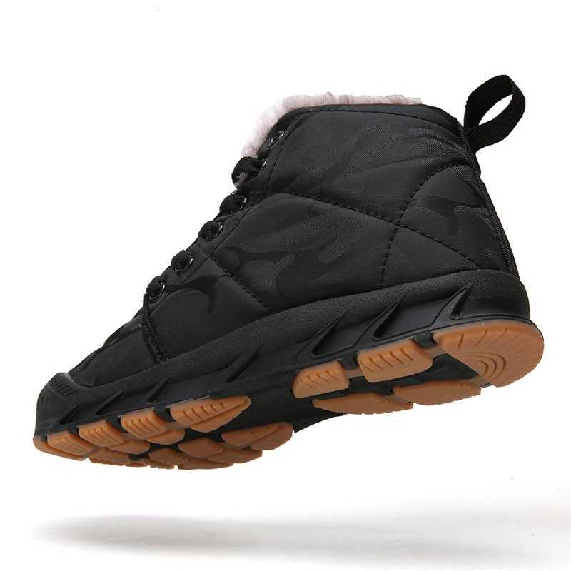 Boys Girls Winter Snow Boots Insulated Waterproof Fur Lined Shoes for Kids Cold Weather Outdoor Sneakers Shoe toe anti-collisionW251121