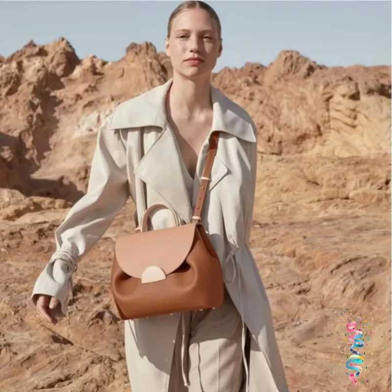 Brand French Shoder Ctrast Lihi Pattern Handbag Backpack Crossbody Bag Wen Niche Single Shoder Bag Cmuting Gift Y251121