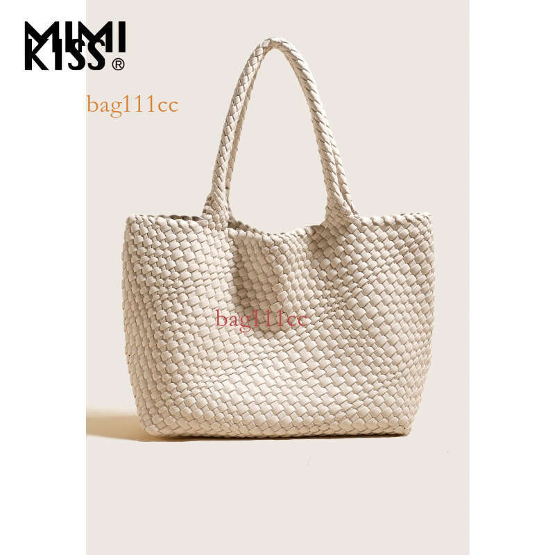 New Handwoven Large Capacity Women's Niche Design Commuter Tote Bag