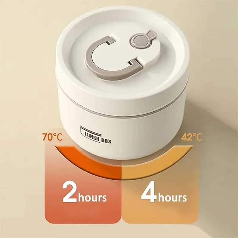 Portable Insulated Food Lunch Container Set with Thermal Lunch Box 3 Separate Stackable Lunch Container for Adult KidsM251121