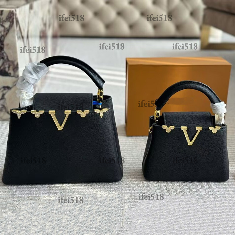 High Quality Designers Women Handbag Capu BB Bag Shoulder Tote Lady Luxurys Genuine Leather Clutch Pouch Flower Crossbody54