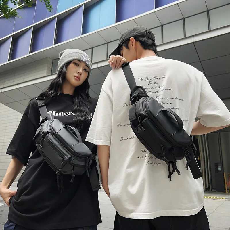 Fashion Hip Hop Casual Sport Ch Bag Men Wen Large Capacity Techwear Style Waterproof Fanny Pack Mtifuncti Crossbody Hand Bag Y251121