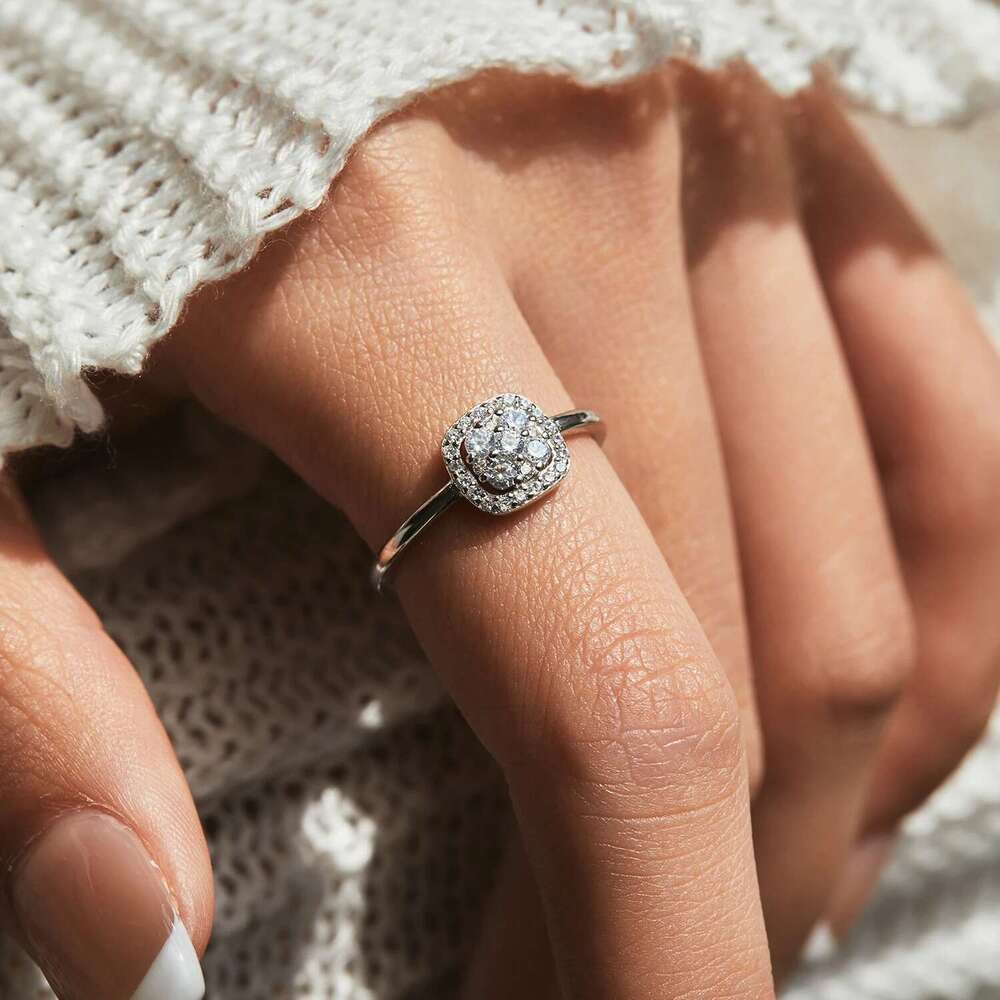 MODIAN Sparkg VVS1 D Color Pave Setting Moissanite Sterg Sier Wedding Band Ring for Women Fine Jewelry