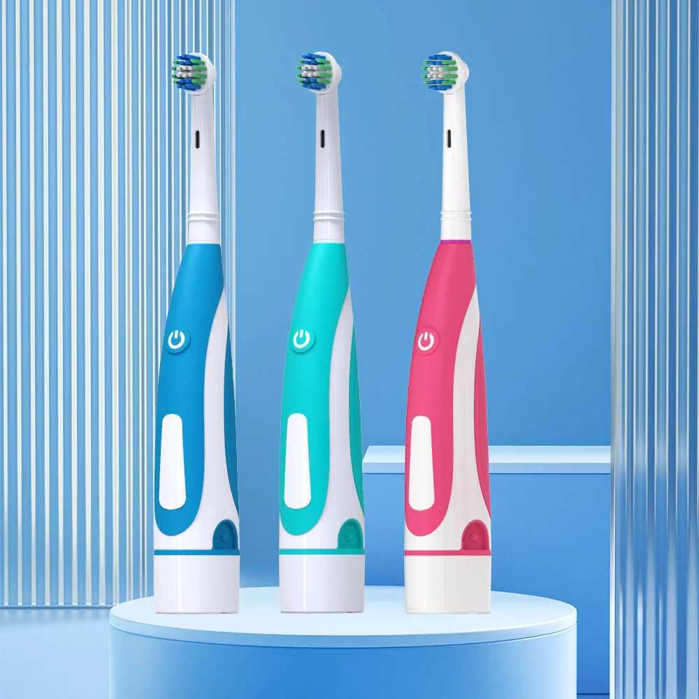 Electric Toothbrush Rotary Round Head Adult Soft Hair Induction Fully Automatic Men And Women Lovers Set Compatible Brush Head C251121