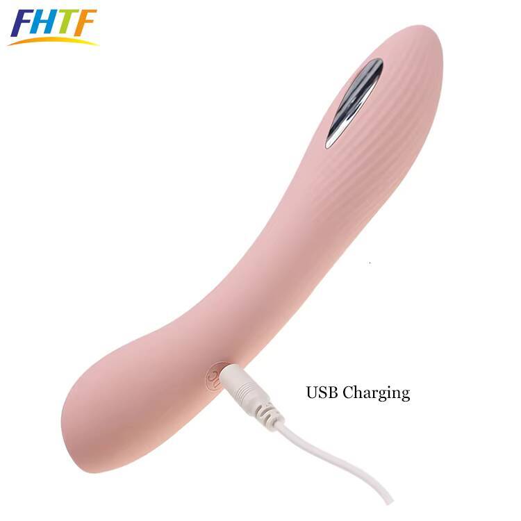 Rechargeable Sex Toy Women Wand Massager Electric Shock Vibrator