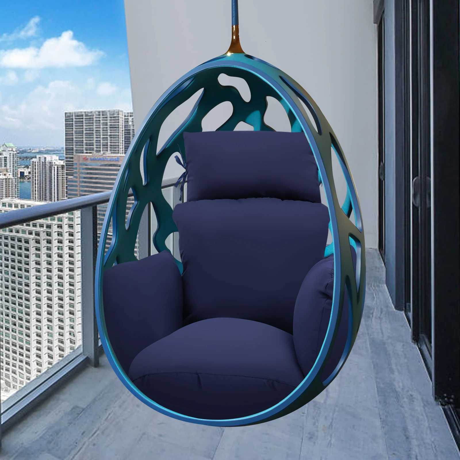 Swing Egg Chair Cushion Hanging Chair CushionsFoldable Cushion with Chairs Pad for Patio/Swing/Hammock Home Accessorie C251121