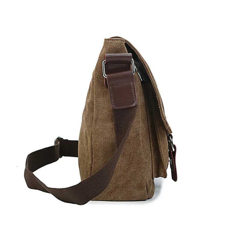 Fashion Mens Vintage Canvas Bag Men Casual Crossbody bags For Men Messenger bag Man Travel Shoder Bags bolsas Mascina High Quality Y251121