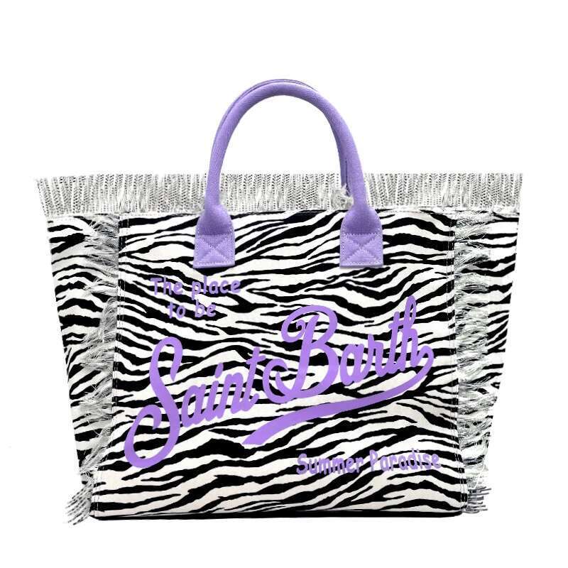 Designer Bag Casual Tote Bags For Women Large Canvas New Denim Handbags Plush Towel Shopping Bag Tassels Designer Straw Beach Bag