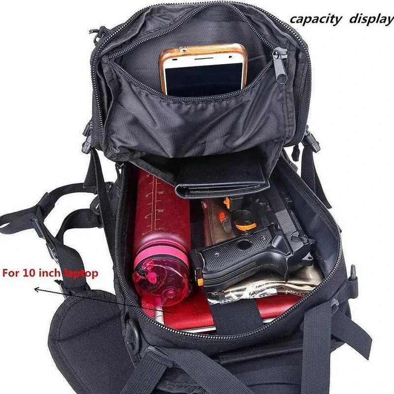 Fashion 20L Men Tactical Shoder Bag Molle Camouflage Sling Army Bags Military Hiking Camping Pack Assat Bag Fishing Hunting Backpack Y251121