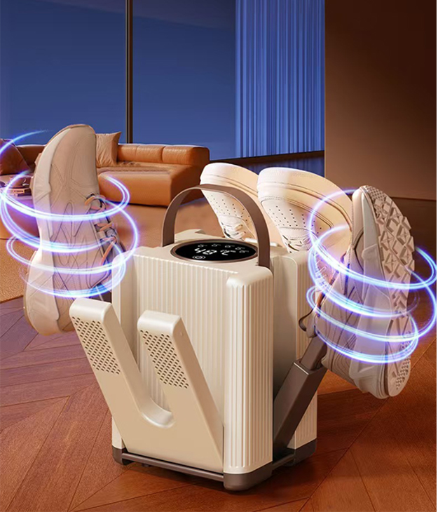 Shoes Smart Drying Dehumidifier Portable Folding Fast Dryer Heater 220V Automatic Shut-Off For Work Sneakers Short Boots Gloves Shoe Deodorizer Dryer