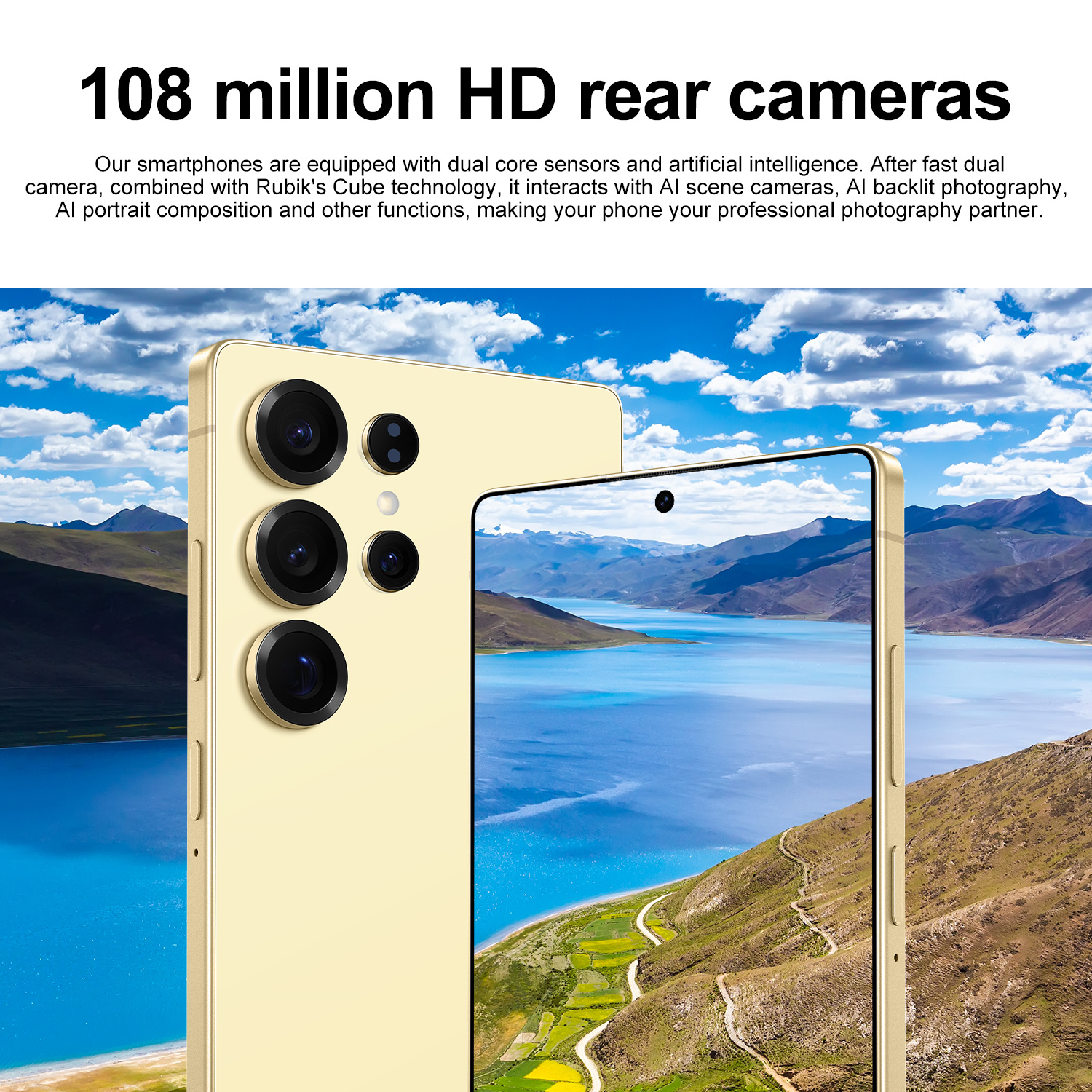 S25 Ultra Mobile Phone 7.3-inch HD Screen Android 15 ,Snapdragon 8 Gen 3 CPU,16GB+1TB Cell Phone,72MP+108MP Camera Pixels 8000mAh Battery 5G Dual SIM 