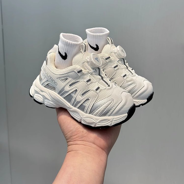 Hot New Free shipping for kids designer shoes running shoes pink white Fashion Sport Shoes with Rotating Buckle outdoor sneakers sport shoes