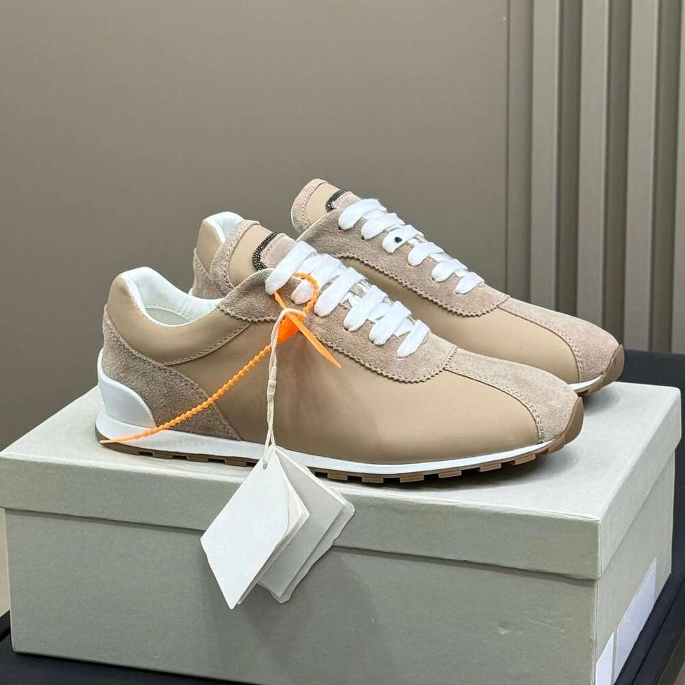 2025 Newest Spring Autumn Real Suede Round-Toe Lace-Up Casual Tennis Sneaker Sewing Shoes For Woman Sapato Feminino
