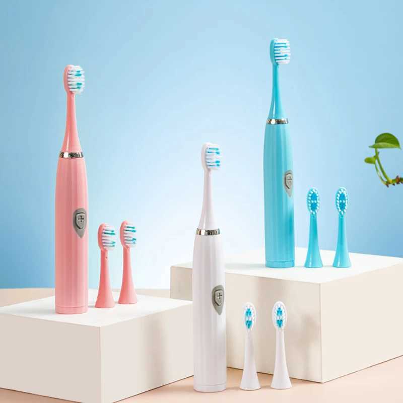Adult-sized Tovo electric toothbrush with soft bristles, portable, long battery life, IPX6 level waterproof, smart design C251121