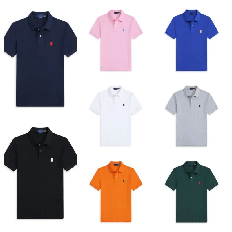 Polo Shirt Designer Men Polos Shirts Business Casual Clothing POLOS Embroideried Badge Short Sleeve Cotton Casual Tops Summer Outfit S-2XL