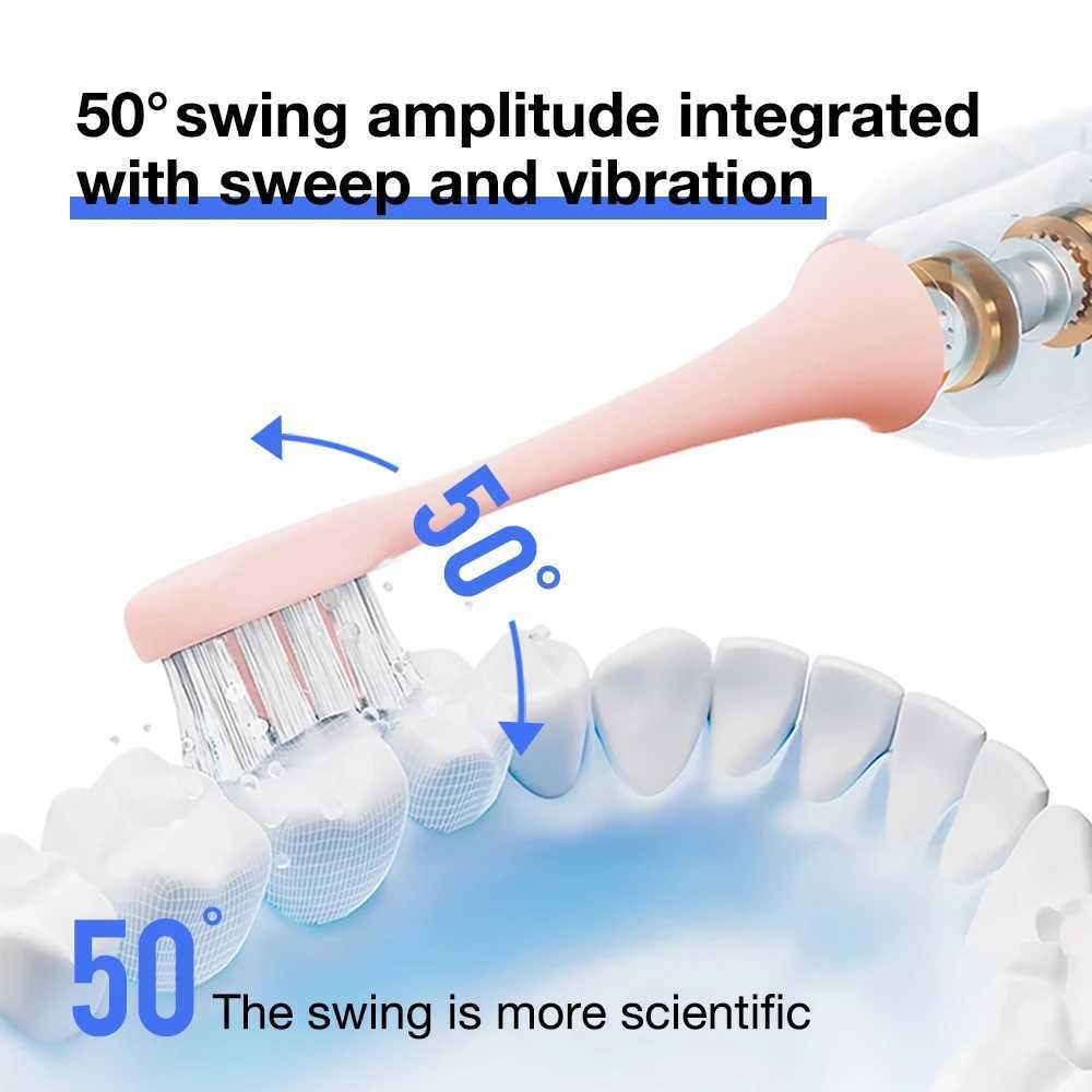 Sonic Electric Toothbrush for Adults lPX7 Waterproof 50 sweeping vibration UsB Rechargeable High Frequency cleaning C251121