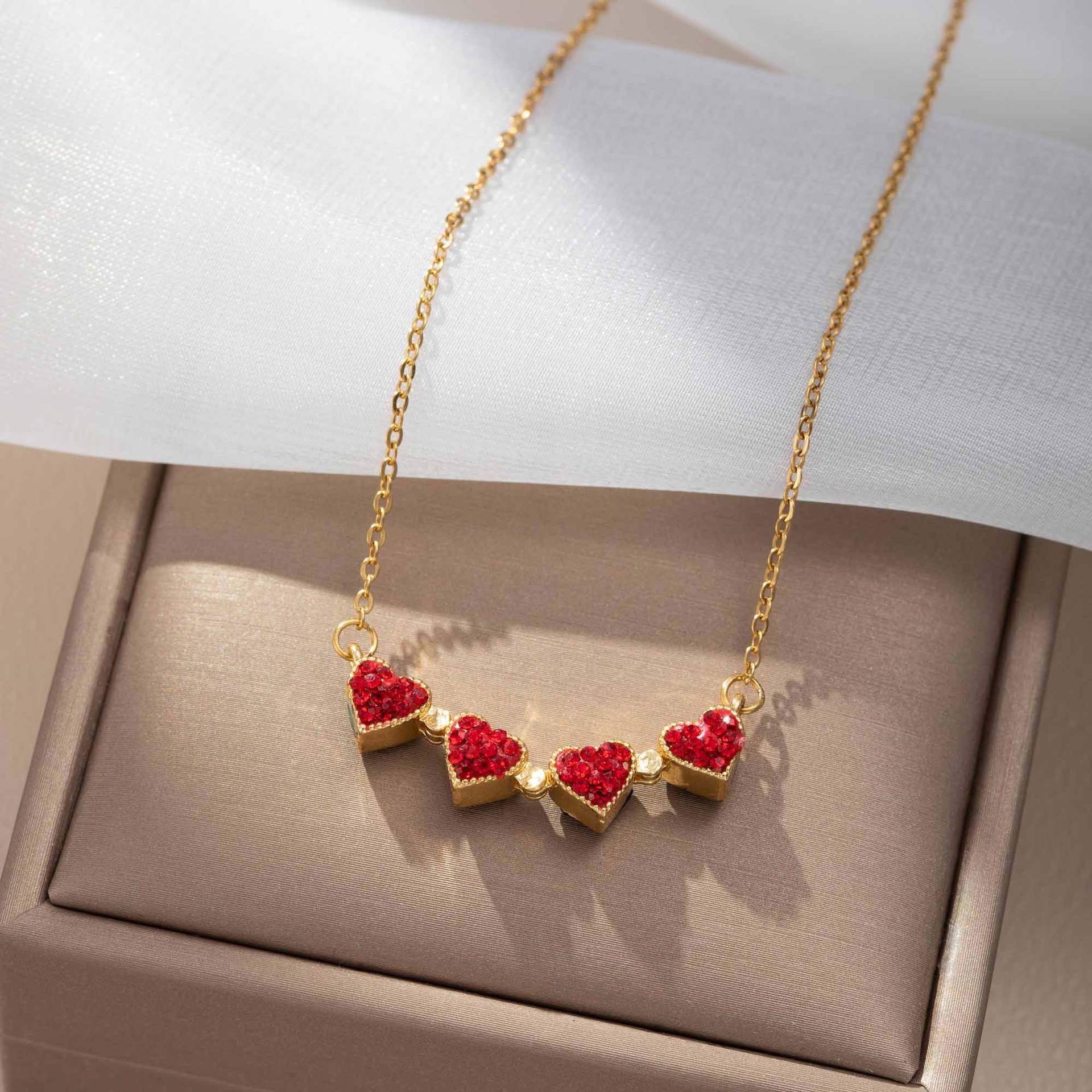 Light luxury fashion niche ins collarbone chain moissanite chain designer necklace designer necklace for woman diamond chain luxury jewelry women mens - view 8
