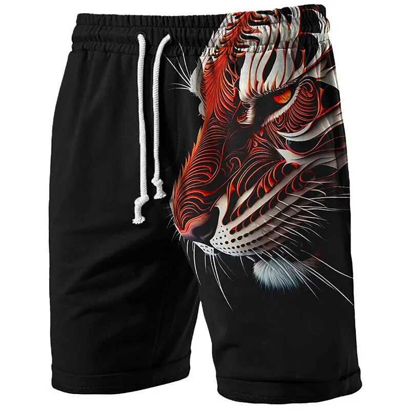 Mens Tiger Long Swim Pants Surf Trunks Shorts Fashion Street Trends Casual Daily Vacation with Elastic Waist Designer Clothing W250421