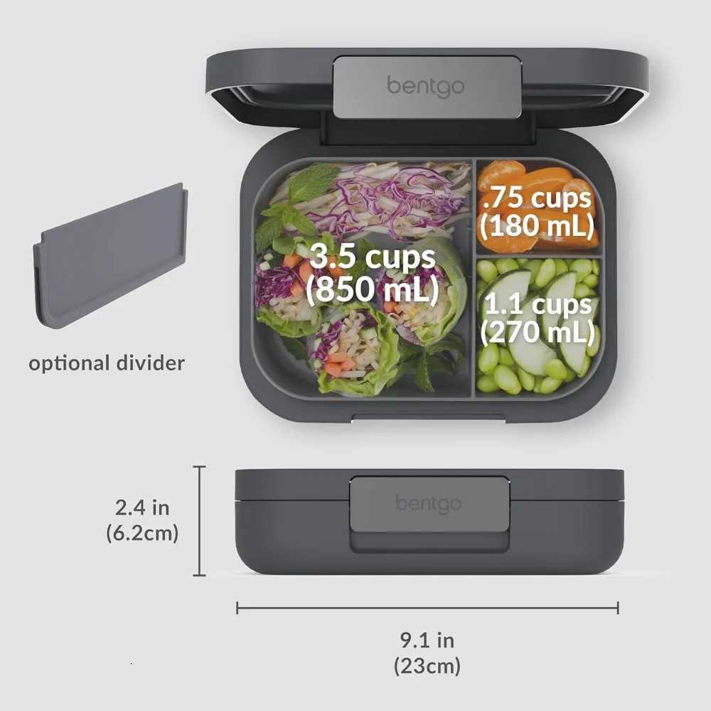 Leak-Proof Bento Lunch Box for Adults Teens - 55 Cup Capacity Microwave/Dishwasher Safe BPA-FreeM251121