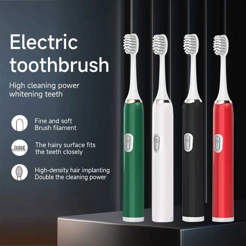 5 brush head electric toothbrush portable battery powered waterproof rating IPX7 oral care C251121