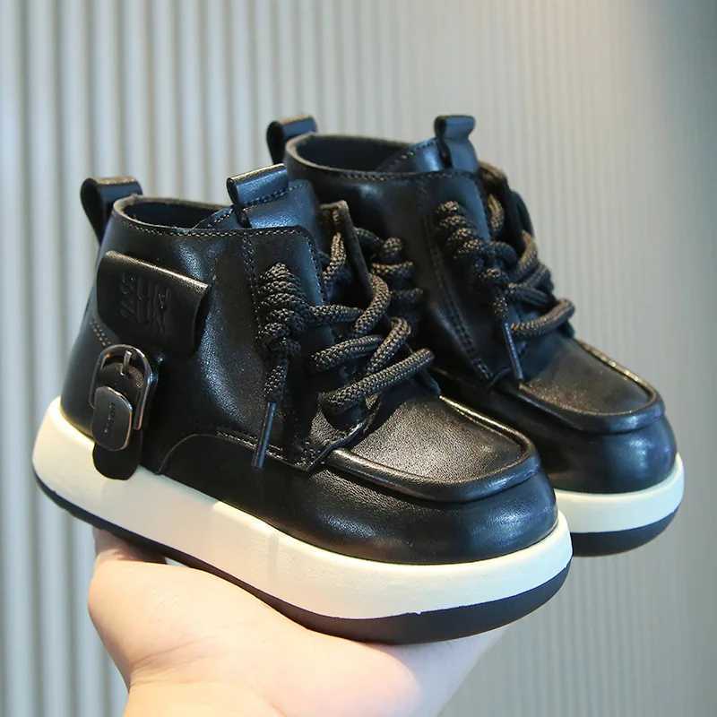 2025 New Luxury Children Winter Boy Shoes Warm Cotton Sports Tennis Shoes Fashion Kids Waterproof Plush Snow Boots for Boy/GirlsW251121