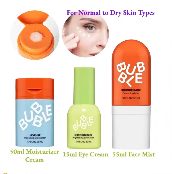 Bubble Moisturizing Face Cream V E Gel Repairing Nourishing Toner And Eye Cream Facial Skin Care Product