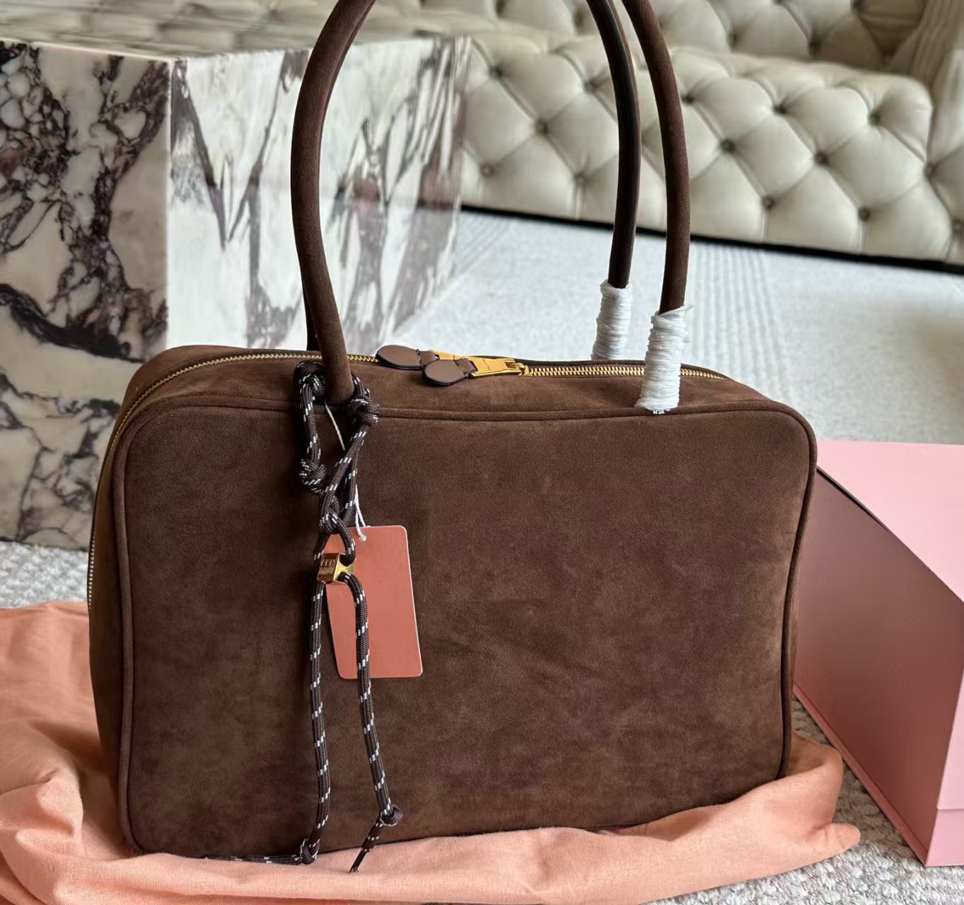 Designer bag, light luxury leather, high-quality fashion, casual Boston bag, multifunctional classic retro women's handbag, shoulder bag, Luxury bag