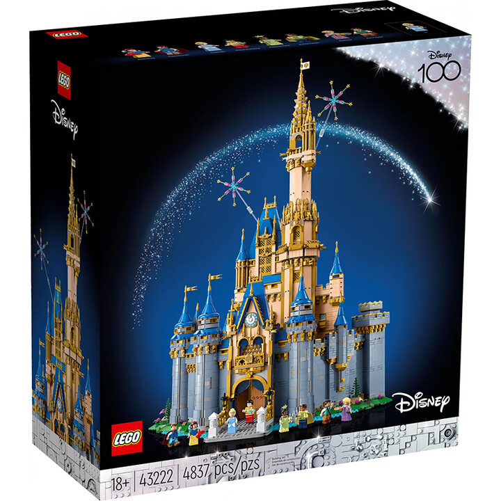 LEGO Building Blocks Disney Series Building Blocks Toy 43222 Disney Castle Home Decoration Birthday Gift