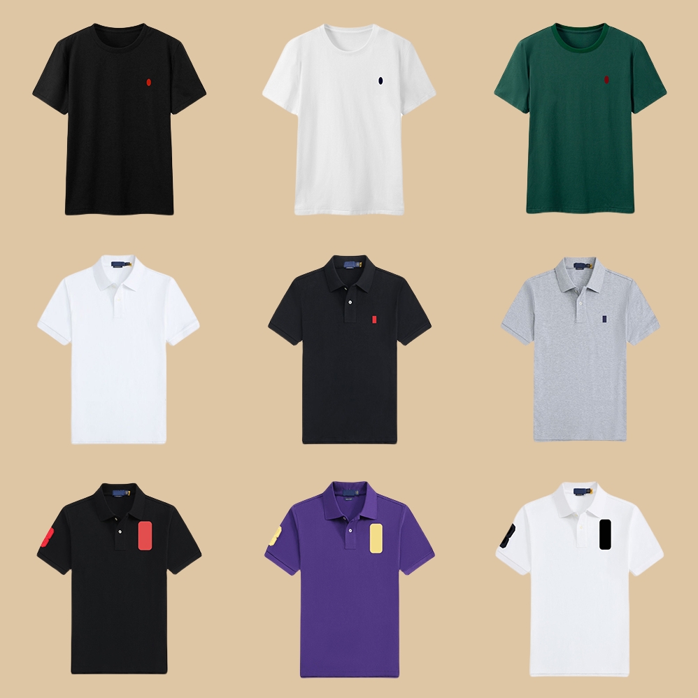 Men's polo shirt designer t shirt Classic Shirt Men's Women's Fashion Casual polo shirt Summer Business shirt Round neck unisex T-shirt Men's top S-XXL