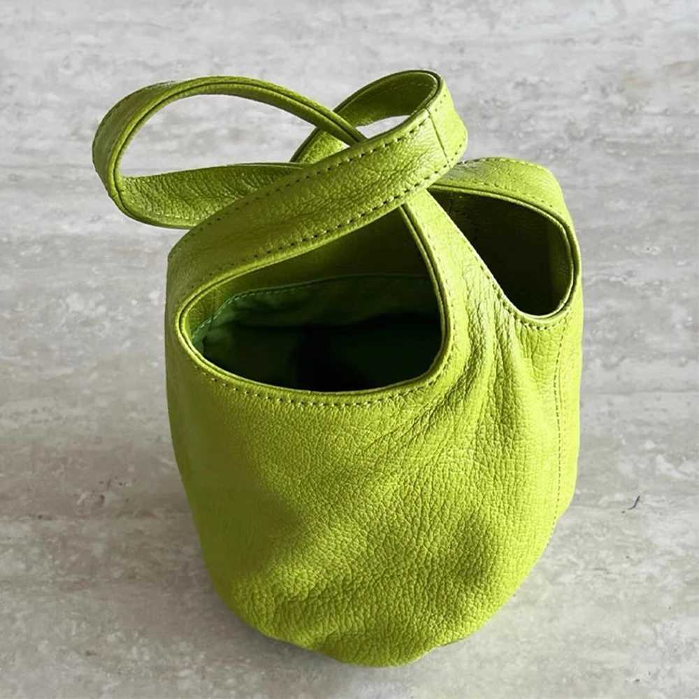 Soft Pu Bucket Bags Wen Solid Textured Handbags Solid Color Casual Crossbody Bags Large Capacity Fem Daily Shoder Packs Y251121