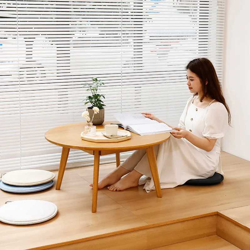 Round Cushion Memory Foam Seat Cushion Sponge Bench Chair Cushion Non-slip Mahogany Round Stool Round Solid Wood Chair Cushion C251121